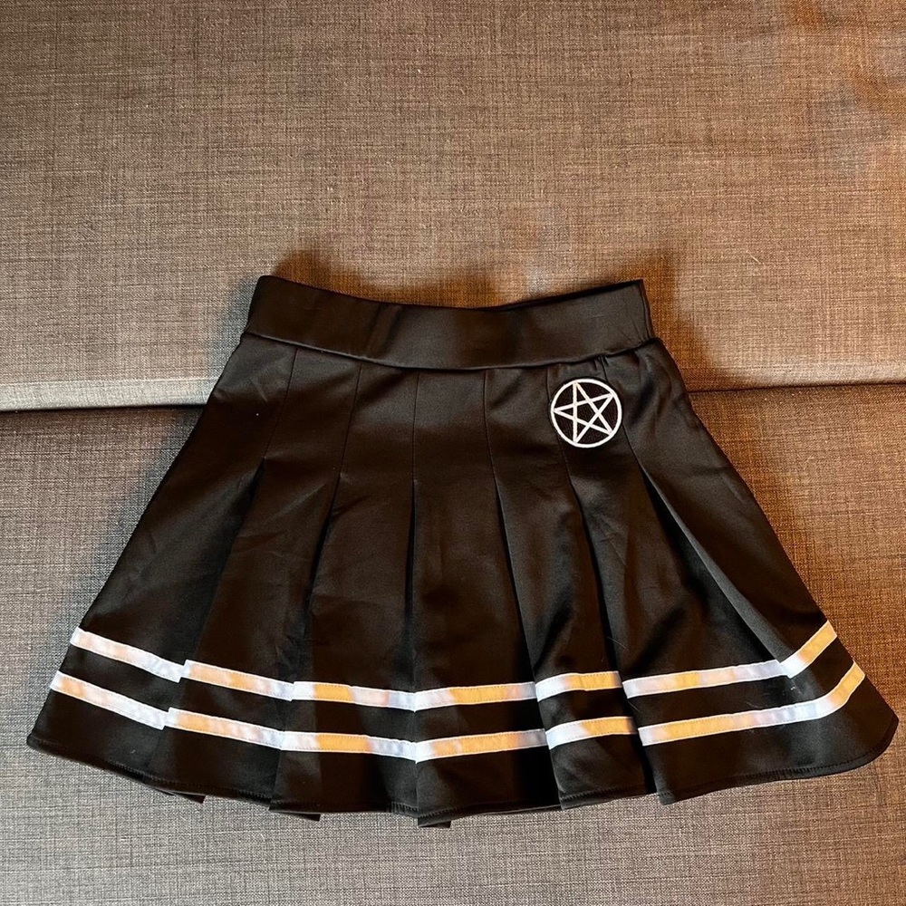 Body Rage Black Skater Skirt